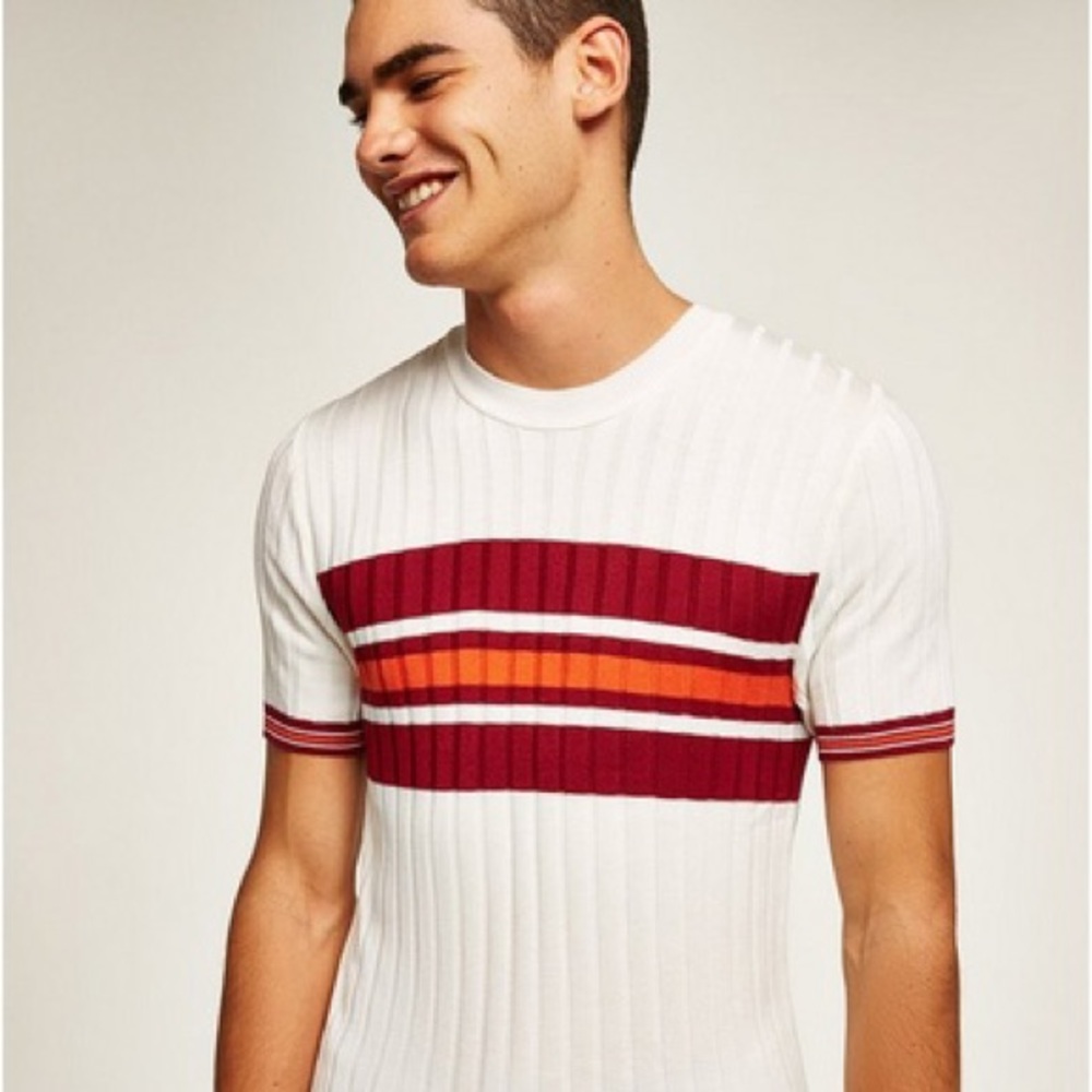 Topman Striped Top